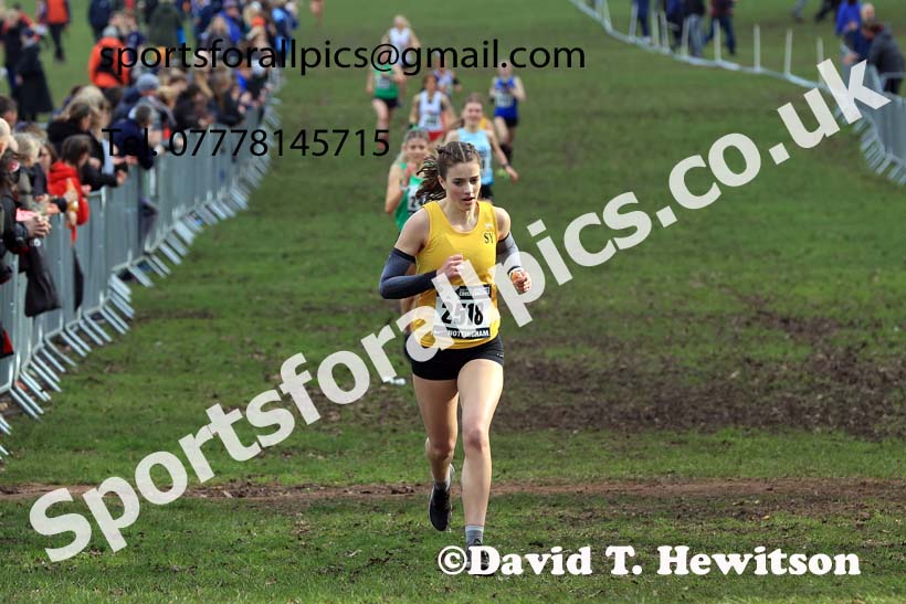 Womens Under-20s, 2024 CAU Inter Counties Cross Country Champs., Wollaton Park, Nottingham. Photo: David T. Hewitson/Sports for All Pics